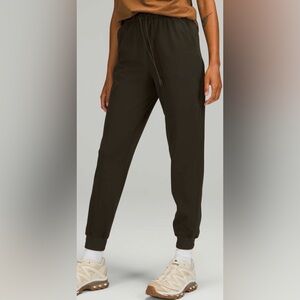 Lululemon Stretch High Rise Jogger Dark Olive Green Size 6